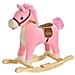 Cavallo A Dondolo Per Bambini 36-72 Mesi - Rosa - Foto miniatura 1