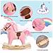 Cavallo A Dondolo Per Bambini 36-72 Mesi - Rosa - Foto miniatura 4