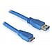 Micro USB 3.0 - 1M, USB A, 1m, Blu - Foto miniatura 1
