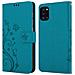 Cadorabo Custodia Compatibile Con Samsung Galaxy A31 In Blu Fiore - Coperchio Protettivo In Design Floreale Con Chiusura Magnetica, Funzione Stand E Slot Per Carte - Foto miniatura 7