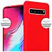 Custodia Compatibile Con Samsung Galaxy S10 5g In Frost Rosso - Coperchio Protettivo In Silicone Tpu Flessibile - Foto miniatura 3