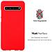 Custodia Compatibile Con Samsung Galaxy S10 5g In Frost Rosso - Coperchio Protettivo In Silicone Tpu Flessibile - Foto miniatura 4
