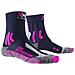Calze X-socks® 4.0 Trek Outdoor Wmn Trekking Hiking Donna - 41-42 Midnight Blue Pink Grey Melang - Foto miniatura 1