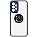 Cover Samsung Galaxy A13 4g Bimateria Anello Metallico Supporto Blu - Foto miniatura 1