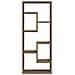 Mensola A Muro Rovere Marrone 36x16x90 Cm In Legno Multistrato - Foto miniatura 3