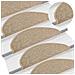 Tappetini Autoadesivi per Scale 15 pz Beige Scuro 65x21x4 cm - Foto miniatura 1