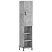 Credenza Grigio Cemento 34,5x34x180 Cm In Legno Multistrato - Foto miniatura 2