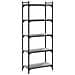Libreria 5 Ripiani Grigio Sonoma 60x30x154cm Legno Multistrato - Foto miniatura 2