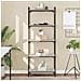 Libreria 5 Ripiani Grigio Sonoma 60x30x154cm Legno Multistrato - Foto miniatura 1