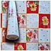 ***mega Stock*** Rotolo Da 20 Metri (h140cm) Di Tovaglia Pvc Telata Cerata Per Casa, Sagre, Pizzerie Quadri E Fiori Rossi - Foto miniatura 1