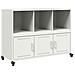 Credenza Bianca 100,5x39x72 cm in Acciaio - Foto miniatura 1