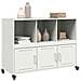 Credenza Bianca 100,5x39x72 cm in Acciaio - Foto miniatura 10