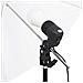 Kit di Illuminazione da Studio con Fondali e Ombrelli - Foto miniatura 5
