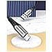 COAHD cavo USB USB 2.0 0,5 m USB A Micro-USB B Alluminio, Nero - Foto miniatura 2