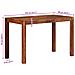 Tavolo da Pranzo 120x60x76 cm in Legno Massello di Acacia - Foto miniatura 9