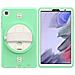 Custodia Verde Per Samsung Galaxy Tab A7 10.4"" Con Cinturino E Supporto Multifunzionale - Foto miniatura 3