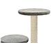 Albero Per Gatti Con Pali Tiragraffi In Sisal 60 Cm Grigio - Foto miniatura 5