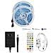 Striscia Led Rgb 30m Kit Wifi 24-tasti Con Controller Tuya, App & Controllo Vocale, Alim. 12v, 30 Led/m, Bianco, Compatibile Google E Alexa  20 Metri - Foto miniatura 1