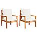 Set Salotto da Giardino 5 pz con Cuscini Legno Massello Acacia - Foto miniatura 4