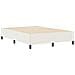 Letto a molle Crema 140 x 190 cm Tessuto in Cords - Foto miniatura 3