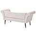 Chaise Longue Nantilly Tessuto Beige Chiaro - Foto miniatura 4