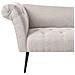 Chaise Longue Nantilly Tessuto Beige Chiaro - Foto miniatura 5