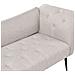 Chaise Longue Nantilly Tessuto Beige Chiaro - Foto miniatura 6