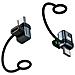 Adattatore A L Da Tipo-c Femmina A Maschio 2-pack: 240w, 120gbps Grey - Foto miniatura 1