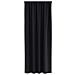 Tende con tende 2 pcs Nero 225x140cm Poliestere - Foto miniatura 4