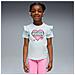 X Hello Kitty Friends Ruffle Tee 63238647, Bambini, Bianca, 104 - Foto miniatura 2