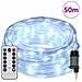 Luce a corda con 1200 LED Bianco Freddo 50 m PVC - Foto miniatura 3