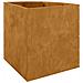 Vaso d'angolo Ruggine 45 x 45 x 50 cm acciaio corten - Foto miniatura 8