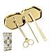 Set Di 4 Utensili Per Candele Aromaterapiche: Vassoio, Taglia Stoppino, Spegni Candela E Mestolo Gold - Foto miniatura 3