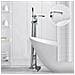 Rubinetto per vasca da bagno indipendente, Blackswan, Cascada tipo M30, modello cromato lucido, misura 98 cm - Foto miniatura 2