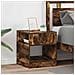 Tavolino 2 pcs Rovere fumé 40,5 x 40 x 45 cm Legno multistrato - Foto miniatura 2