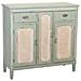 Mobile Da Ingresso In Legno Verde 95x36x88h - Foto miniatura 1