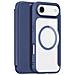 Cover con Tapa per iPhone Air - Pelle /PU, Blu, MagSafe - Foto miniatura 1