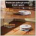 Qrevo S Pro Set Aspirapolvere Robot Lavapavimenti 18.500Pa, Autopulizia Panno 75°C, Asciugatura Aria Calda 45°C, Antigroviglio, Stazione Tutto in Uno, Modalità Tappeti, Bianco - Foto miniatura 5