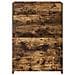 Mobiletto da Bagno Sotto Lavabo Rovere Fumo 56 x 37,5 x 81 cm - Foto miniatura 3