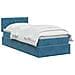 Letto con Contenitore Blu Scuro 100 x 200 cm Velluto - Foto miniatura 3
