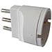 Adattatore Schuko 10a Bianco - Foto miniatura 2