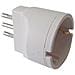 Adattatore Schuko 10a Bianco - Foto miniatura 1