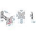 Supporto da Parete per Schermi LED / LCD / PLASMA 26-40'' Portata Max 25Kg - Foto miniatura 2