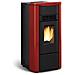 Stufa a Pellet Giusy Plus Rivestimento in Acciaio Verniciato Potenza Termica 8 kW 230 m3 Riscaldabili - Foto miniatura 3