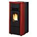 Stufa a Pellet Giusy Plus Rivestimento in Acciaio Verniciato Potenza Termica 8 kW 230 m3 Riscaldabili - Foto miniatura 4