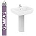 Colonna Per Lavabo, Bianca, Serie Gemma 2, J521501 - Foto miniatura 2