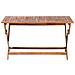 Tavolo Rettangolare In Legno Di Acacia 140x75cm Cento - Foto miniatura 12