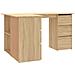 Scrivania Angolo Rovere Sonoma 145x100x76 cm Legno Multistrato - Foto miniatura 3