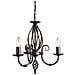 Lampadario 3 luci Artisan Colore: Nero - Foto miniatura 5
