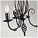 Lampadario 3 luci Artisan Colore: Nero - Foto miniatura 7
